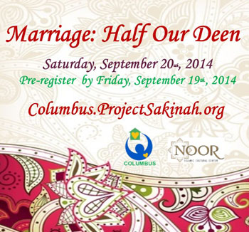 Columbus: Marriage: Half Our Deen