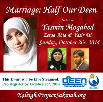 Raleigh Marriage: Half Our Deen featuring Yasmin Mogahed
